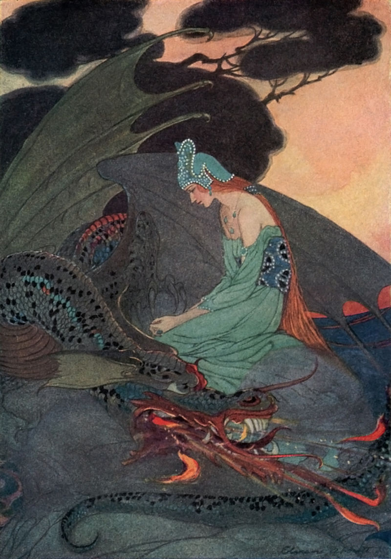 Illustration von Eleanor Abbott zu dem Märchen Die zwei Brüder